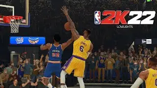 Lebron James Chase-down Block and Game Winner versus Warriors! | NBA 2K22 Lowlights