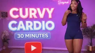 30 MIN Curvy Cardio Workout | Low-Impact Fat Burn + Oblique Sculpt (No Equipment required)