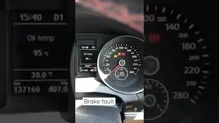 Volkswagen Golf gti mk6 maintenance: brake fault
