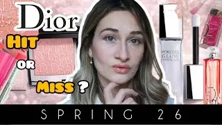 NEW DIOR SPRING 2026 MAKEUP COLLECTION Review Swatches Look #diormakeup  Glow Highlighter Blush