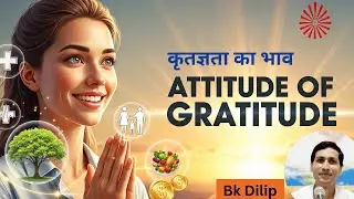 🌟 Attitude of Gratitude || Thankfulness || कृतज्ञता की शक्ति को पहचानिए - BK Dilip - BRAHMAKUMARIS