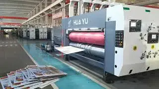 HAUYU Hot sale of corrugated carton water ink flexo printer die cutter (attached slotter) machine