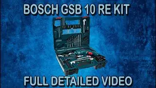 Unboxing and Testing Bosch GSB 10 RE Drill Machine Hand Tool Kit | Unboxing | Detailed Review |