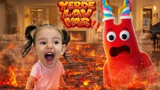 YERDE LAV VAR CHALLENGE ‼️THE FLOOR IS LAVA CHALLENGE !