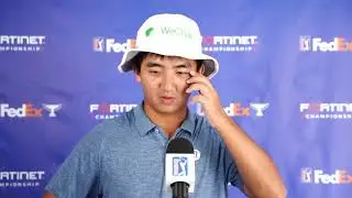 Zecheng Dou Friday Mandarin Flash Interview 2022 Fortinet Championship &middot; Round 2