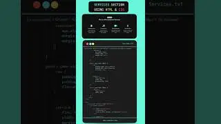 Service Section Hover Animation Using HTML and CSS 