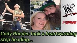 Cody Rhodes took a heartwarming step heading into WrestleMania; Brodie Lee's wife, Amanda Huber