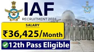 🤩️&zwj;🔥️&zwj;🔥 जबरदस्त मौका ! AIRFORCE CLERK VACANCY 2024 | 12TH PASS | PERMANENT GOVT JOB
