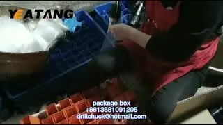 plastic box package self lock keyless drillchuck