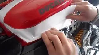 Adesivo personalizzato per serbatoio Ducati 1199 Panigale R - Vulturbike