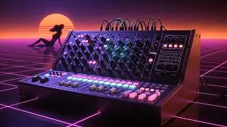 Wavelady Synthwave inspired Analog Synthesizer - Poly // Reaktor User Library