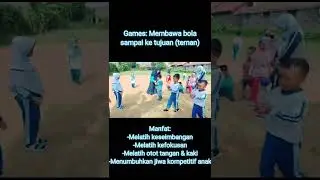 Games Seru Untuk Kegiatan Olahraga Anak TK/PAUD! #YOUTUBESHORTS
