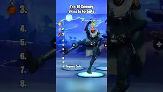 Top 10 SWEATY Skins in Fortnite 😍