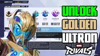 How To Unlock Golden Ultron *NEW* Ranked Skin In Marvel Rivals