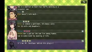 RPG Maker MZ - Relationship System