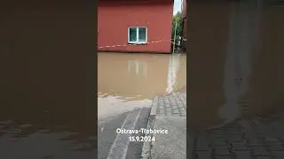 Povodeň Ostrava-Třebovice 15.9.2024 #ostrava #třebovice #povodeň #czech republic #flood