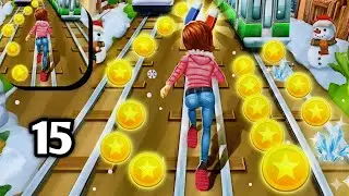 Subway Princess Runner &mdash; прохождение игры, обучающие уровни, мобильная игра, часть 15.