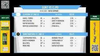 Buntingford CC 2nd XI v Elmdon CC 2nd XI