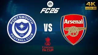 FC 26 - Portsmouth vs Arsenal - FA Cup 25/26 Full Match - PC [4K60]