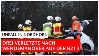 Unfall auf der Südtangente in Nordhorn: Auto wendet – drei Verletzte | GN-Online