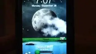 iPhone Lockscreen Animated Weather w/ 6 Day Forcast