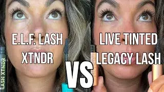 e.l.f. Lash Xtndr против туши Live Tinted Legacy Lash Mascara | Честное сравнение