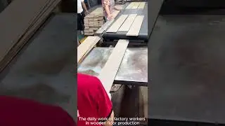 POV: You&rsquo;re Working in a Wood Flooring Factory! #POV #IndustryLife