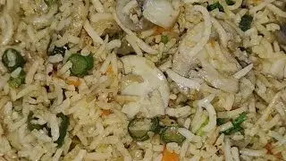 Masroom fry rice in Tamil 👌👌🔥😋