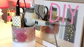Reciclando una Lata - Organizador de implementos de cabello - Recycling cans