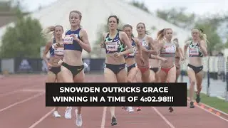 Katie Snowden Runs Away With the 1500m WIN in 4:02.98! | Women's 1500m Heat 1 Track Meet