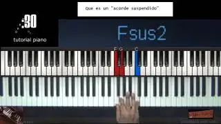 que es un acorde suspendido tutorial piano