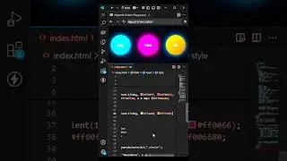 Whoa! The Circle Follows You Like Magic &mdash; Mouse Control Just Got a Glow-Up! #shorts #coding #viral