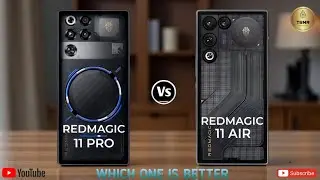 Redmagic 11 Pro Vs Redmagic 11 Air II Full Comparison ⚡ Which One Is Better?!
