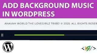 How to Add Background Music using Plugin in WordPress