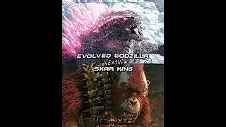 Evolved Godzilla vs Skar King #viral #wisedit #youtubeshorts #shorts #edit