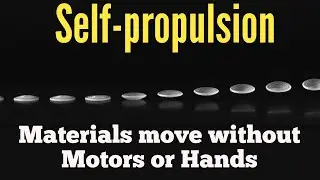 Materials move without Motors or Hands | Self-propulsion | Autonomously jumping polymer shell