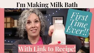 How to Make a Milk Bath | Recipe Linked In Description!
