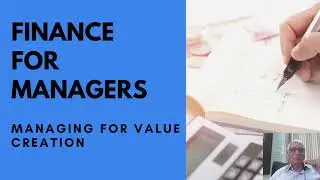 FINANCE FOR MANAGERS - An Overview of the Programme