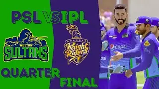 MULTAN SULTANS VS KOLKATA KNIGHT RIDERS | PSLvsIPL | CRICKET 22
