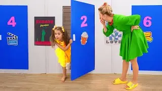 Eva and Mom play Cinema challenge