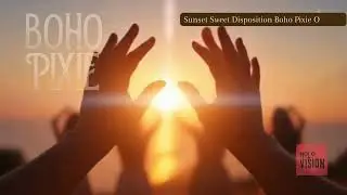 Sunset Sweet Disposition Boho Pixie Original