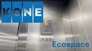 Anti-Scenic Kone Ecospace Elevator - Frontier Garage @ Springfield Town Center &bull; Springfield, VA