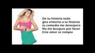 Histeria - Letra - Lali Esposito