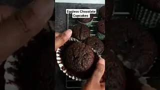 Eggless Chocolate Cupcakes