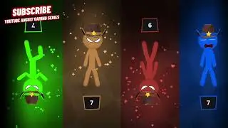 COWBOY TRICKSHOT | STICKMAN PARTY 1 2 3 4 GAMEPLAY ANDROID IOS 2024 #sakura#Setan-setan#8