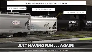 Model Railroad | Operations Session | Athearn + Atlas Multiple Unit | CSX GP38-2 + GP40