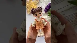 Handmade Crochet Doll | DIY #crochet #handmade #shorts