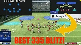 TAMPA 2 NICKEL 335 BLITZ SETUP! BEST DEFENSE IN MADDEN 20!