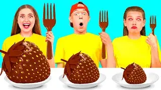 تحدي لوحة كبيرة أو متوسطة أو صغيرة | المأجورون الطبخ المذهلة Happy Fun