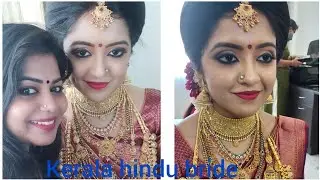 kerala hindu bride ❤️ keralahindhubride# keralabridalmakeupartist